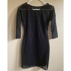 Express black mini dress